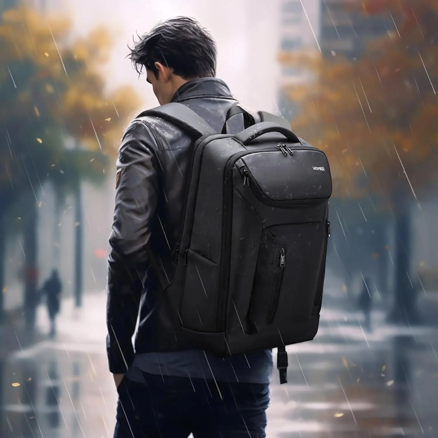 Homiee бизнес смарт-рюкзак водонепроницаемый 15 - Фотография_2