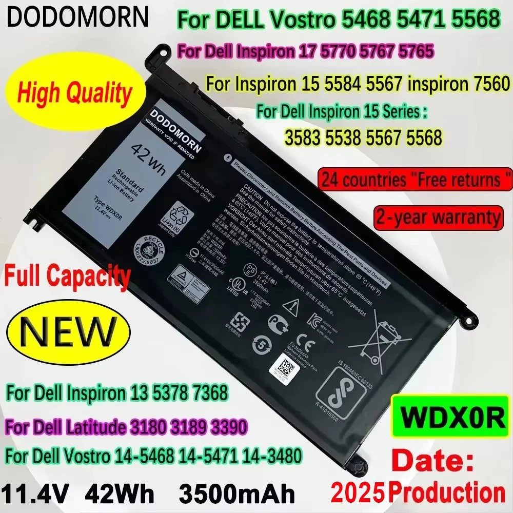 Аккумулятор dodomorn wdx0r для