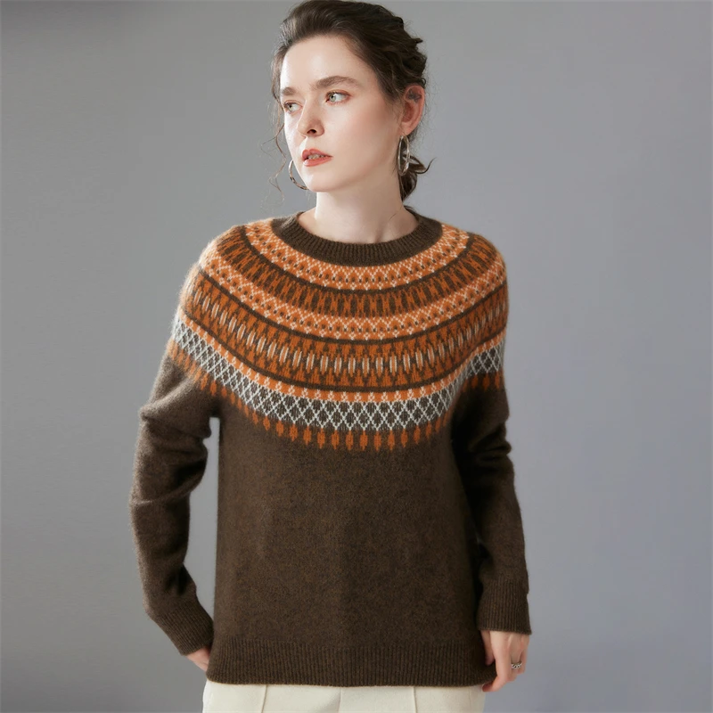 Женский свитер из 100% козьего - Фотография_5