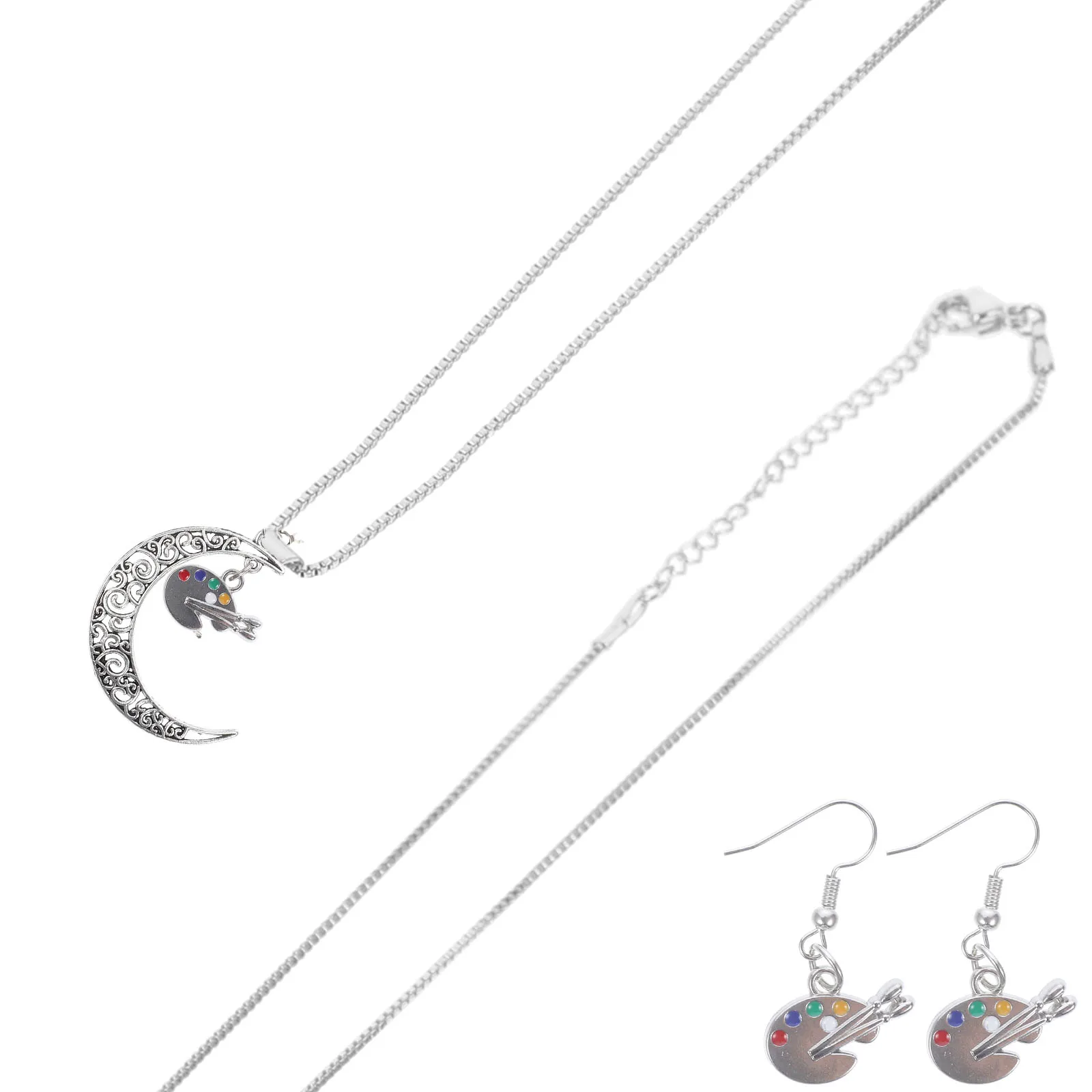 1 комплект, комплект ожерелья и сережек