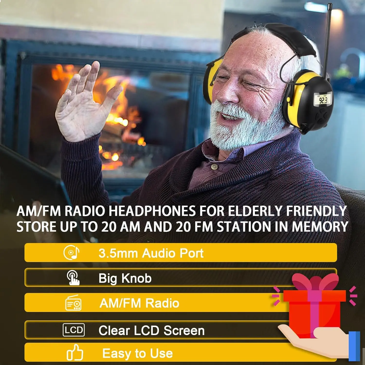 Модернизированная гарнитура am/fm с защитой слуха bluetooth 5 - Фотография_4