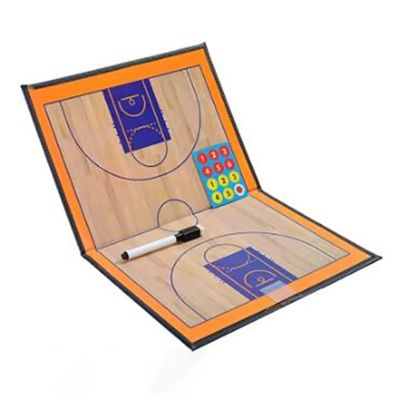 Складная тактическая доска для баскетбольных тренеров: с сумкой для ручек - Фотография_3