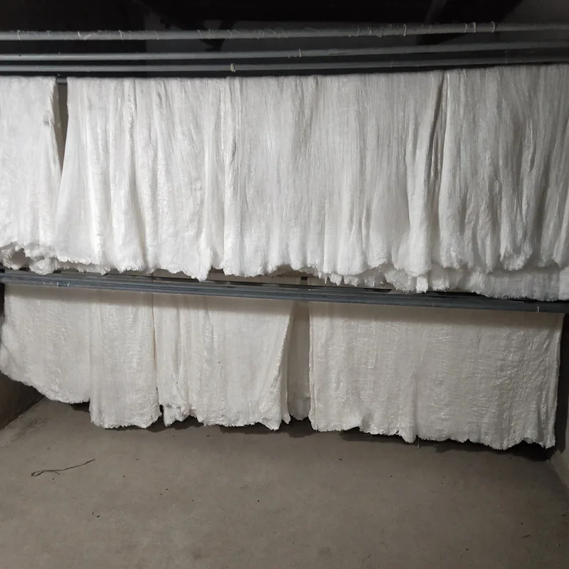 100% mulberry silk mulberry doupion - Фотография_2