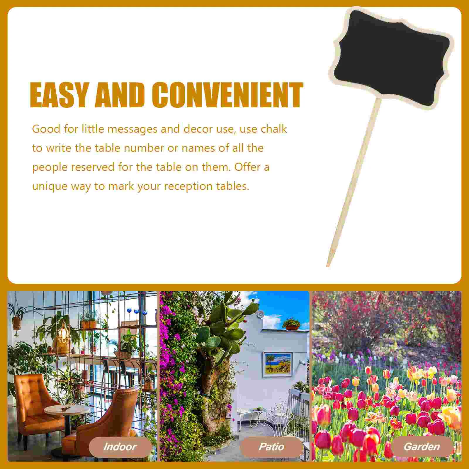 Мини-доски, вертикальные доски для сообщений с палочкой - Фотография_5