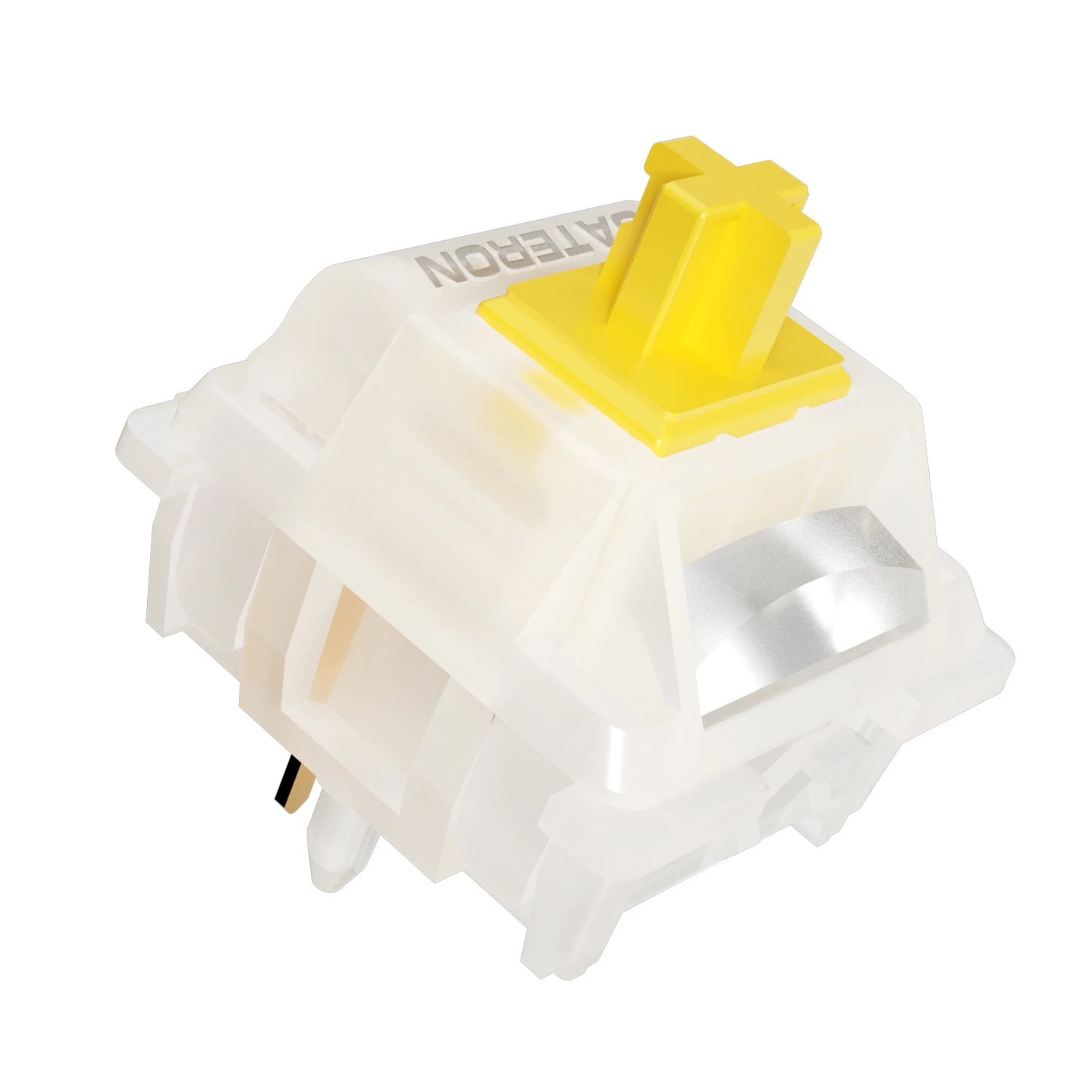 Переключатели gateron milky yellow pro v3 для механической клавиатуры mx