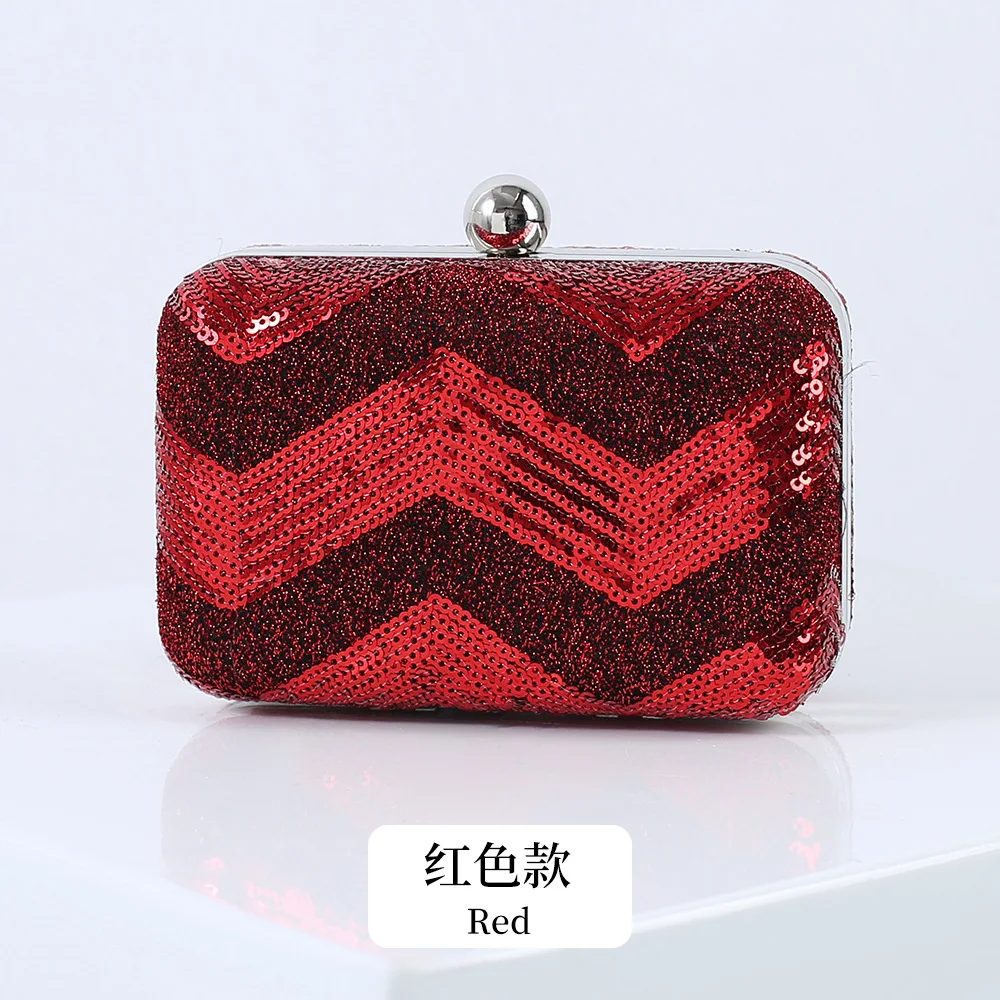 Зеленый клатч, роскошные дизайнерские кошельки с блестками для женщин - Фотография_6