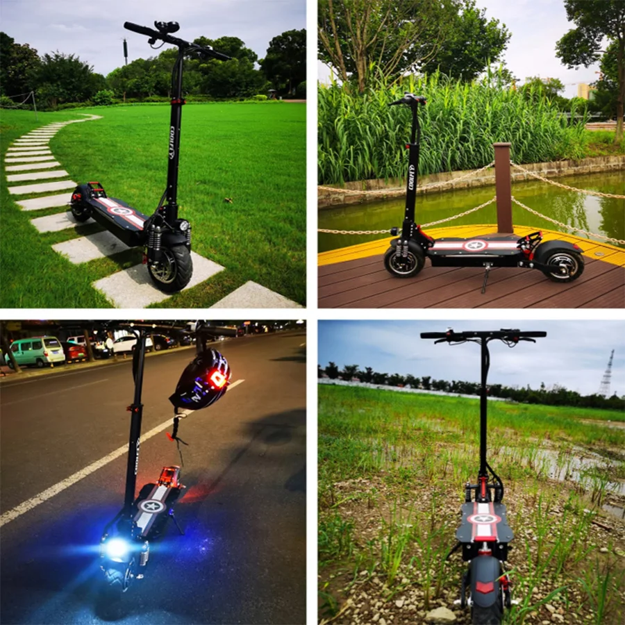 Новый электрический самокат с двойным двигателем 1600 вт - Фотография_6