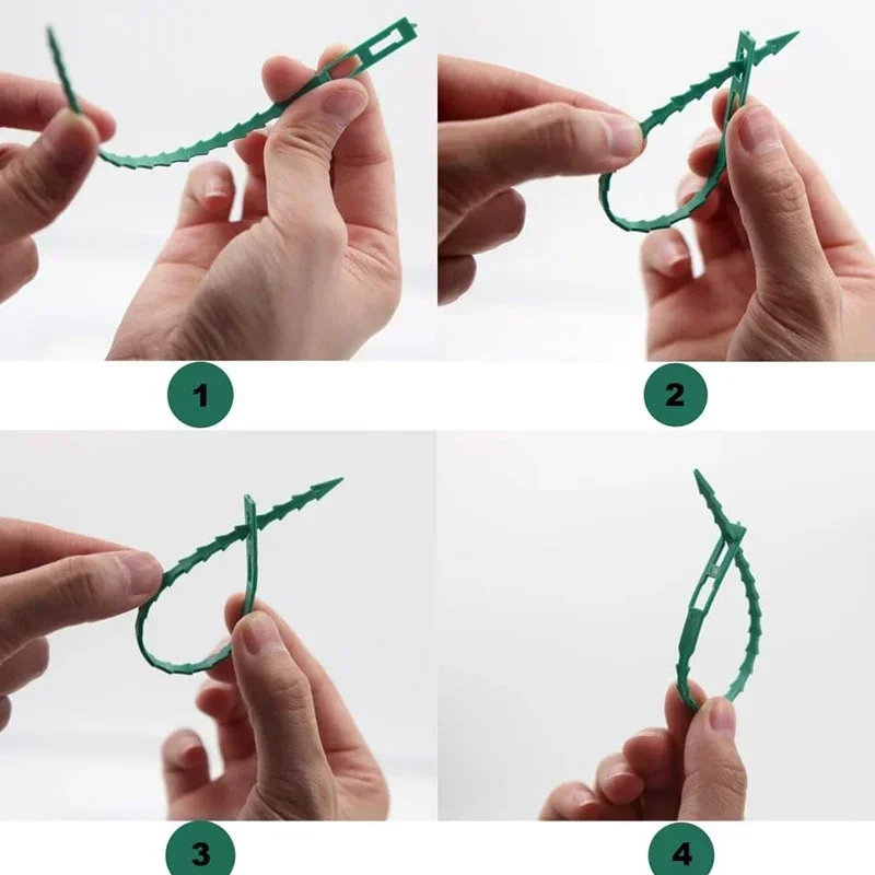 Многоразовые садовые кабельные стяжки - Фотография_5