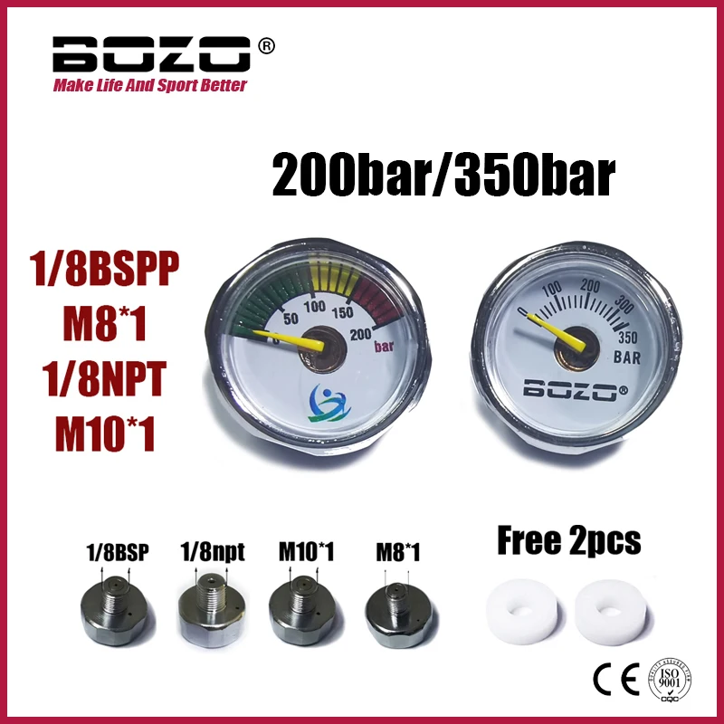 Мини манометр 200 бар 350 бар 1