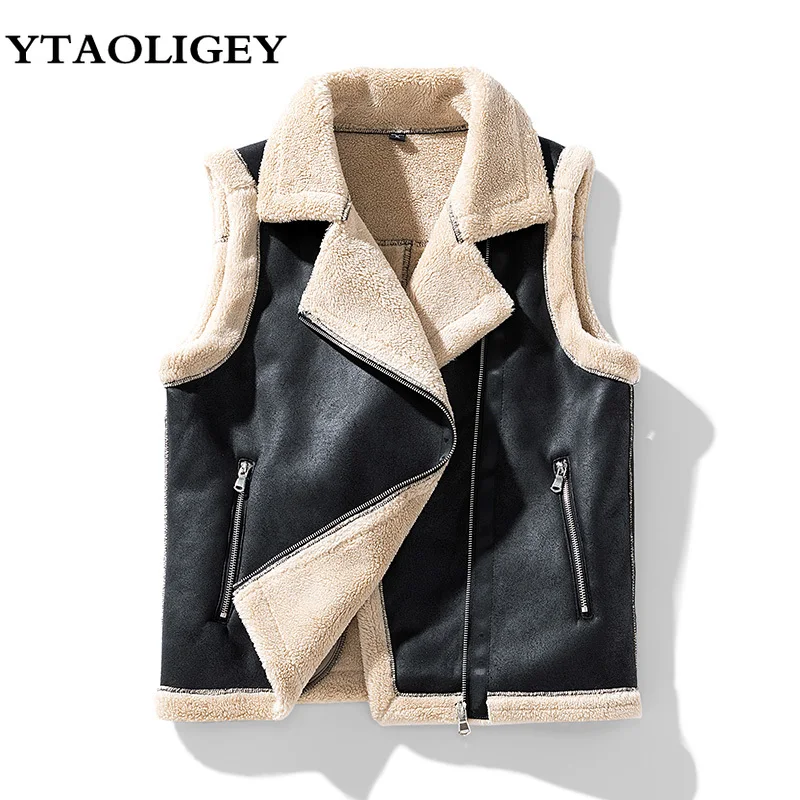 Мужские кожаные куртки без рукавов