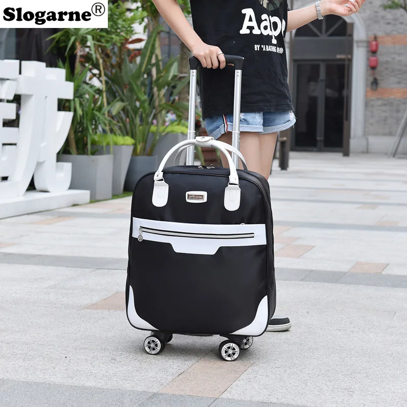 Модный женский чемодан на колесиках - Фотография_5