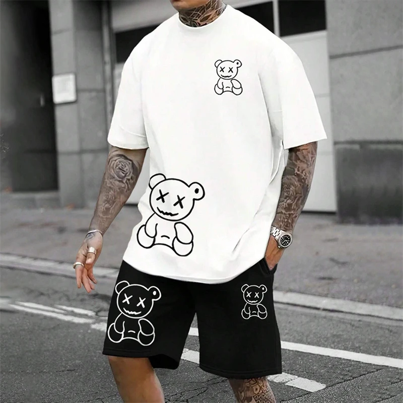 Fun bear harajuku футболка мужская - Фотография_3