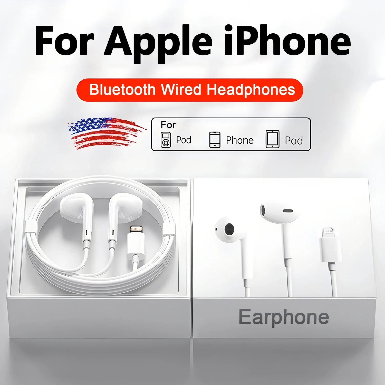 Оригинальные наушники для apple iphone 15