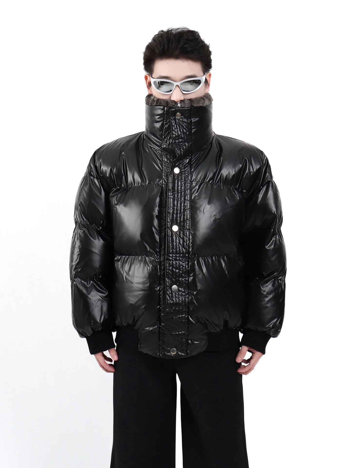 Модные мужские парки из двух предметов с леопардовым принтом - Фотография_4