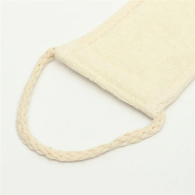 Натуральная мягкая отшелушивающая люфа для ванны - Фотография_5