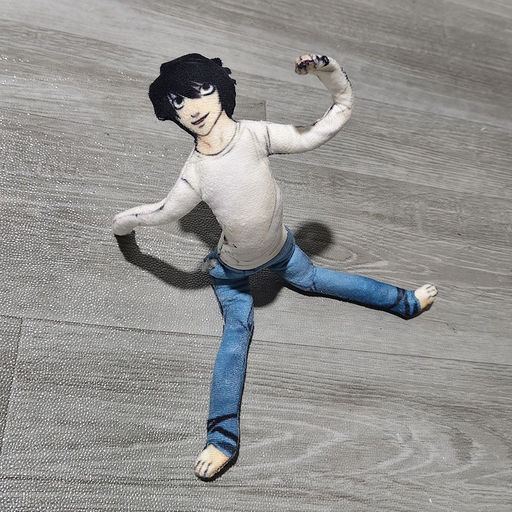 Аниме death note l·lawliet кукла для косплея - Фотография_5