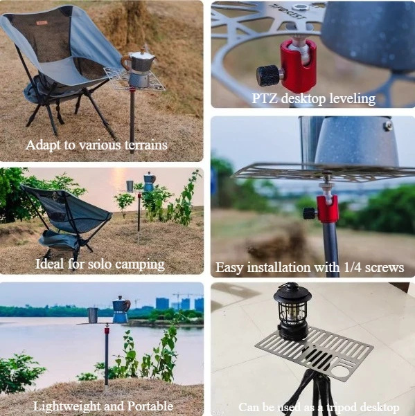 Tiforest titanium ut201 уличный портативный универсальный титановый стол - Фотография_4