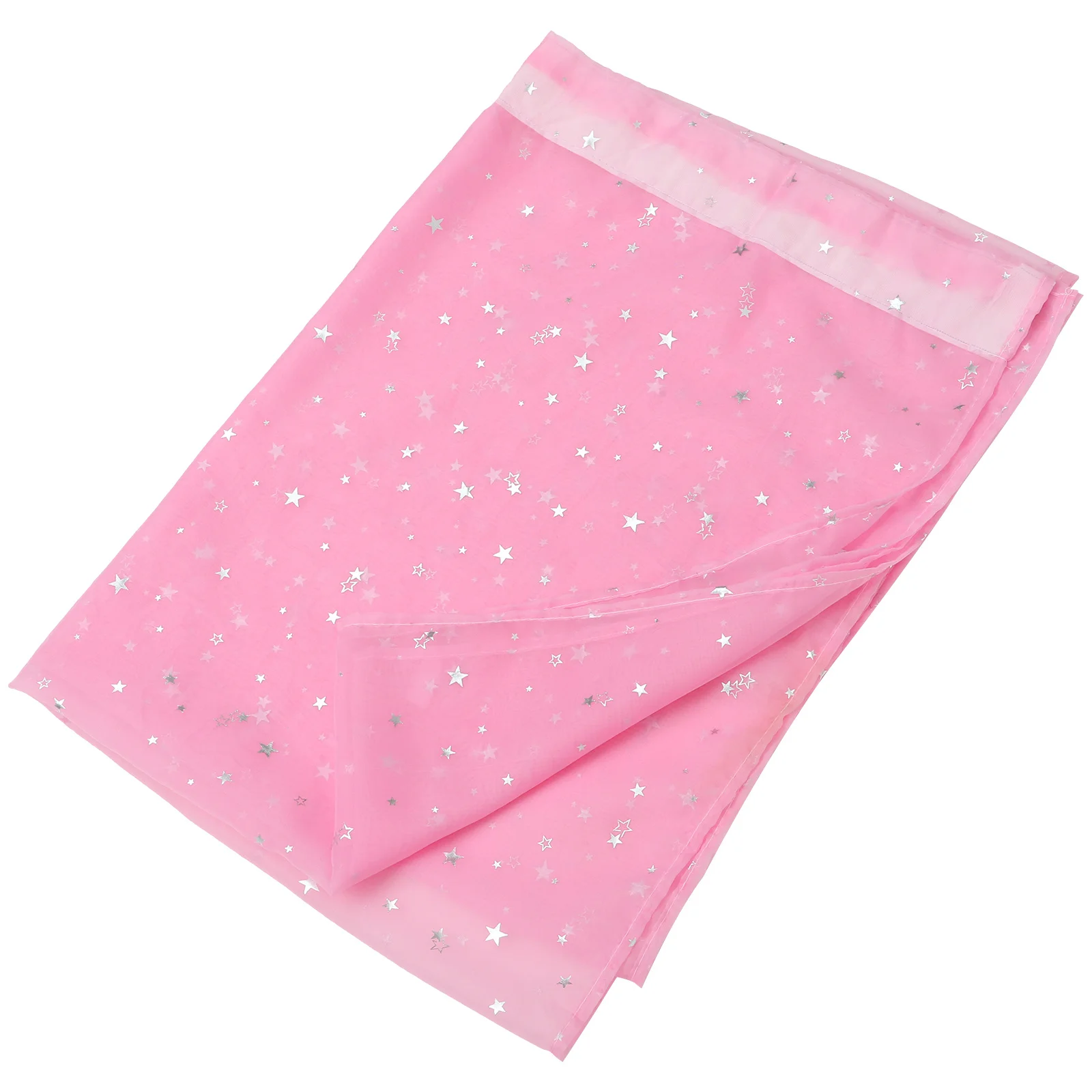 Декоративные прозрачные занавески с рисунком звезд - Фотография_6