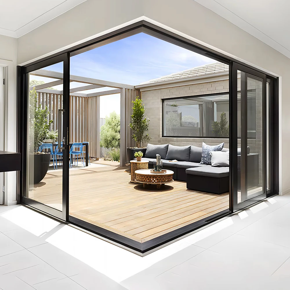 Раздвижная дверь sixinalu для солнечной комнаты с двойной глазурью - Фотография_3