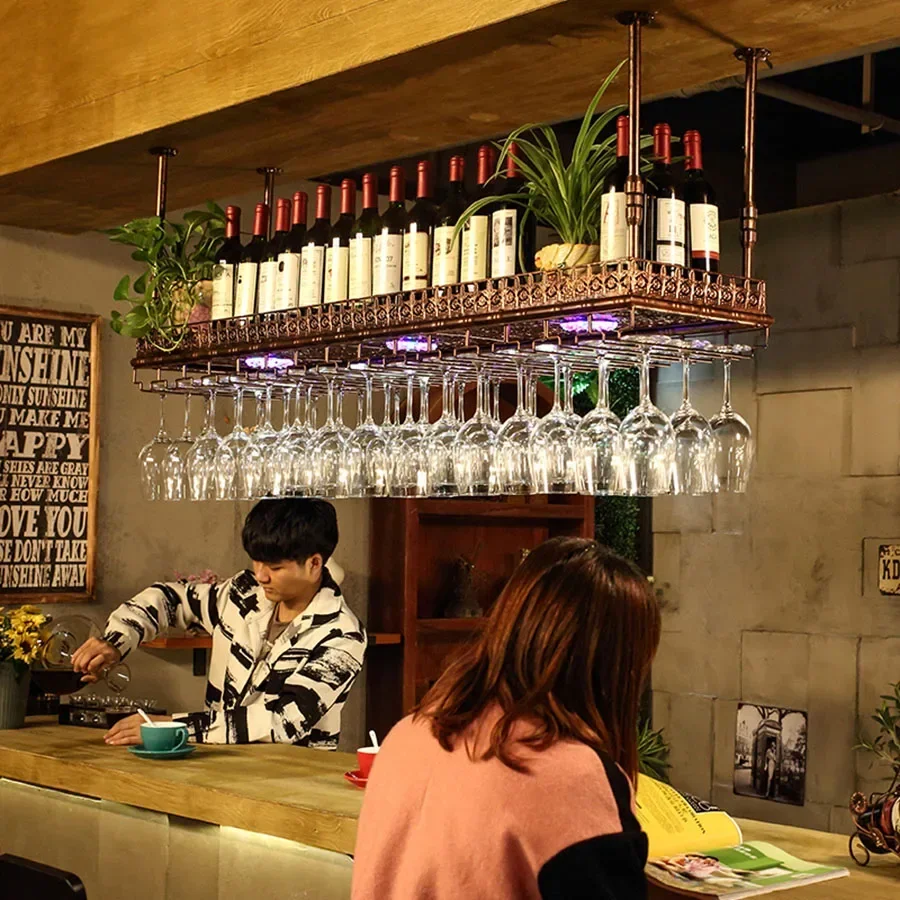 Потолочная подвесная винная полка - Фотография_6