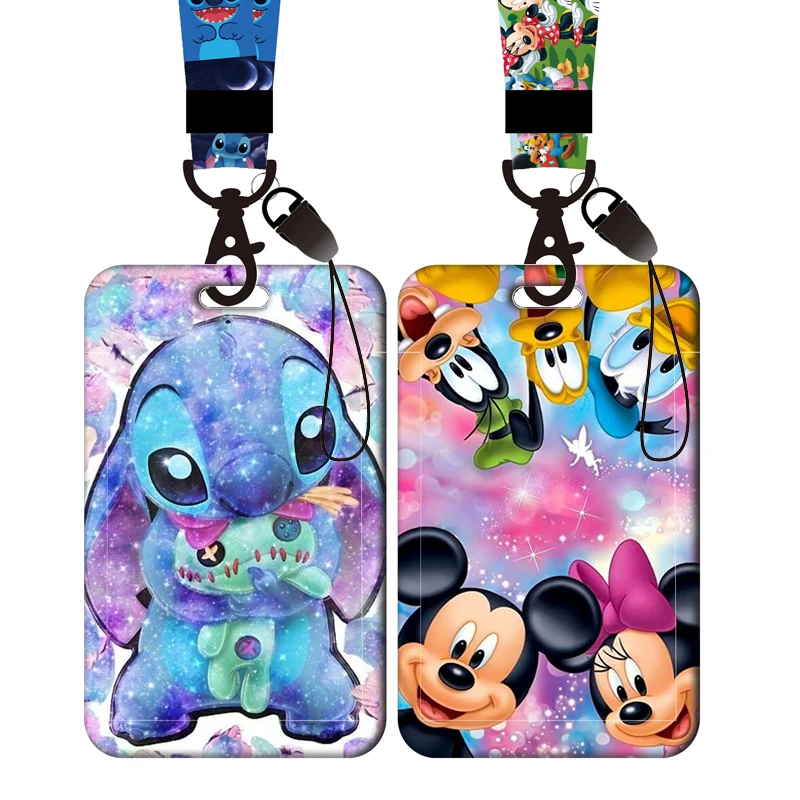 Держатель для карт disney stitch с микки маусом