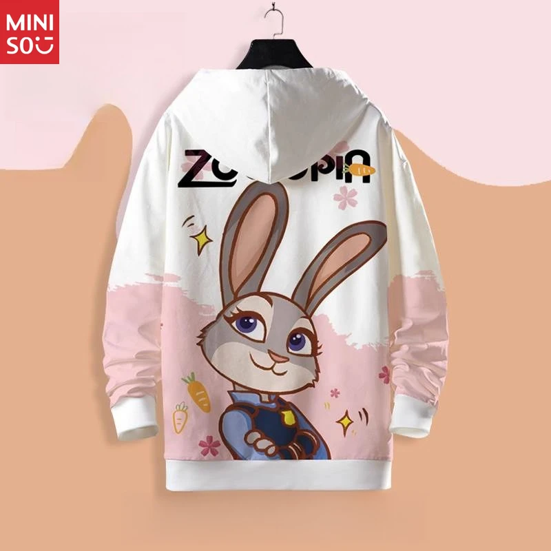 Мужской кардиган с капюшоном miniso zootopia - Фотография_6
