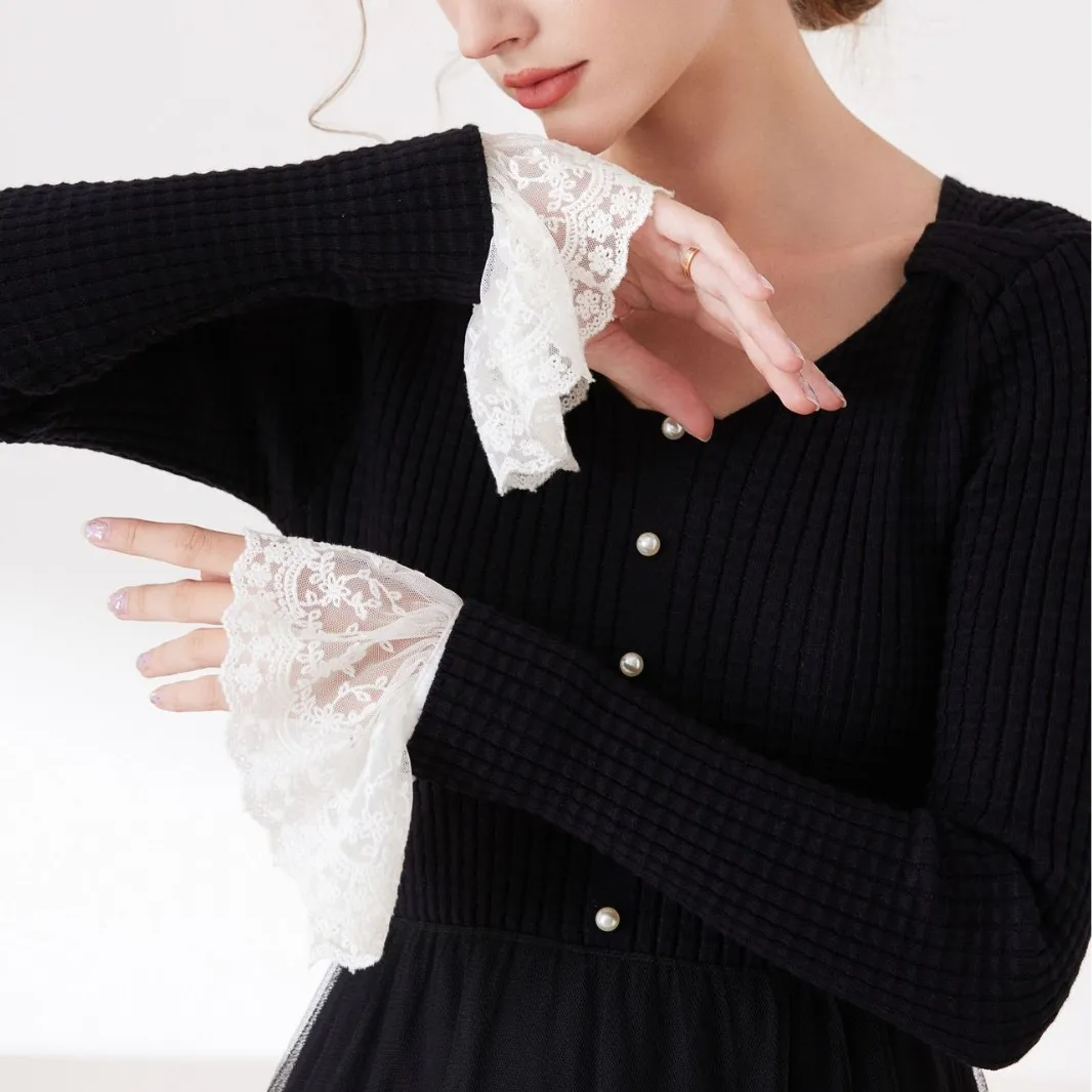 Кружевные искусственные манжеты - Фотография_5