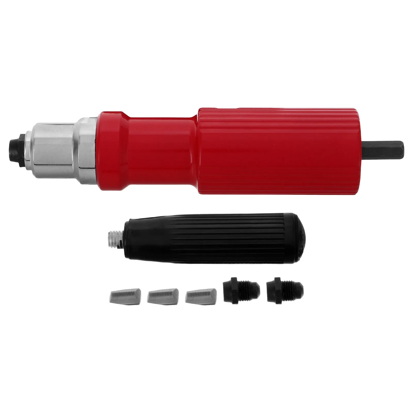 Красный адаптер для клепальной дрели - Фотография_4