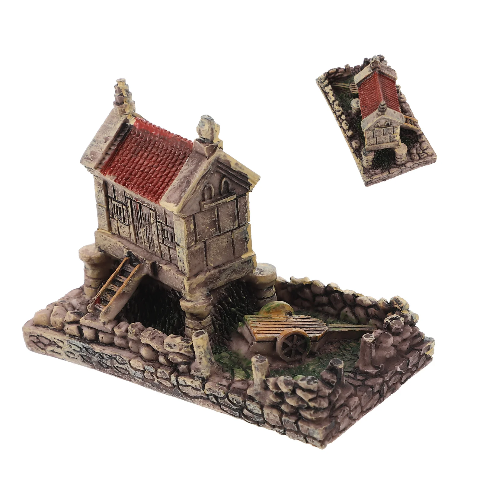 Миниатюрный каменный дом из смолы - Фотография_6