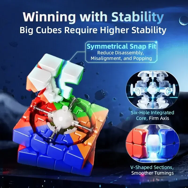 Moyu 4x4 cube aosu v7 4x4 wrm уф-шар - Фотография_3