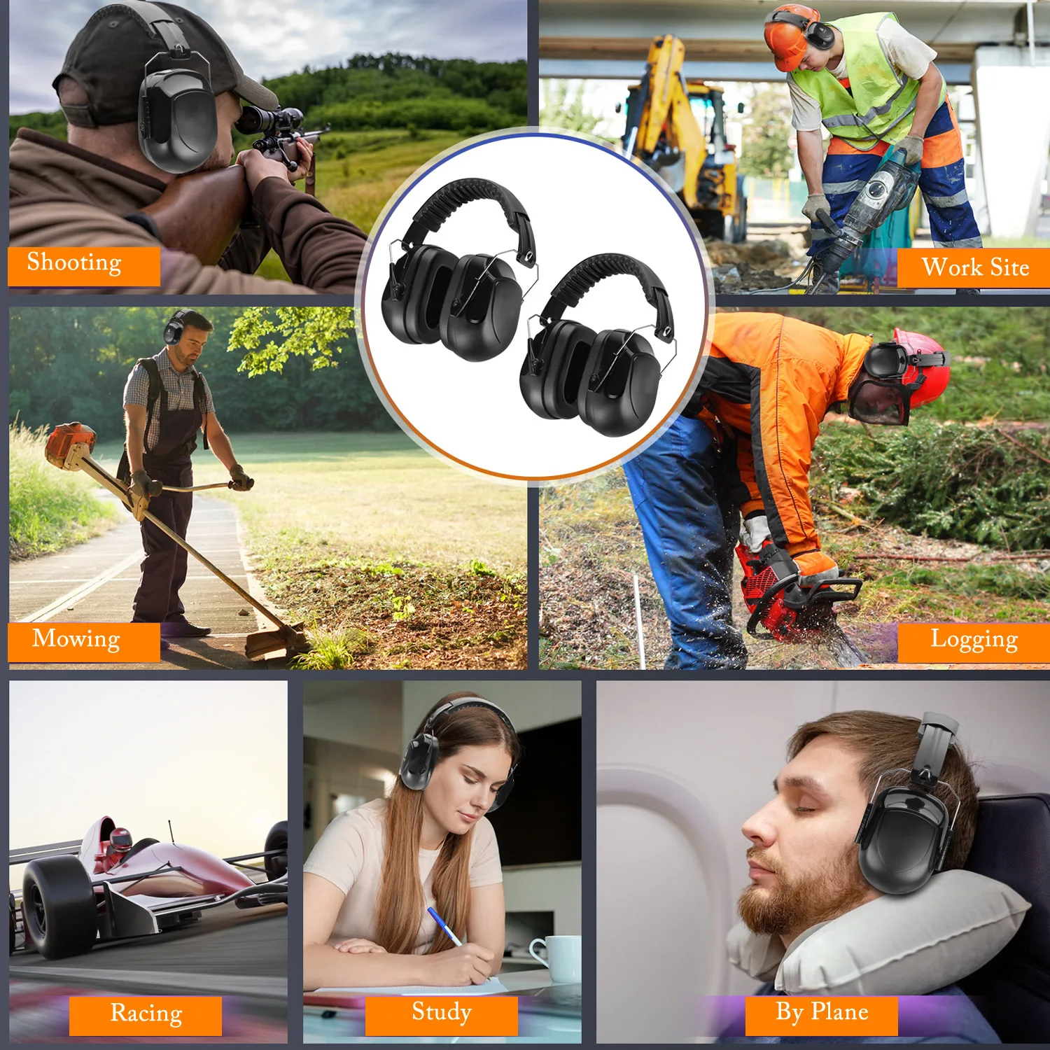 Новые противошумные регулируемые наушники snr-34db - Фотография_6
