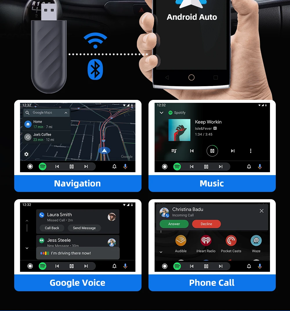 Беспроводной мини-адаптер carplay - Фотография_6