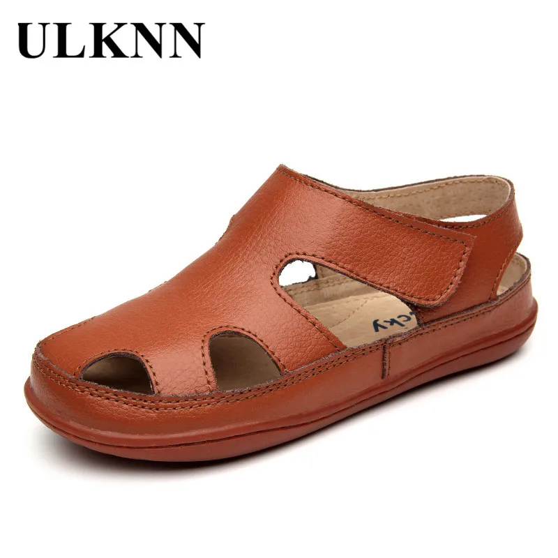 Сандалии ulknn детские из натуральной кожи - Фотография_4