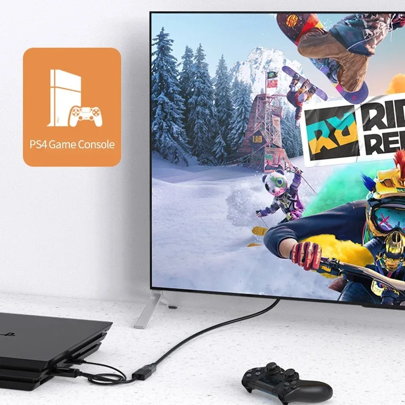 Адаптер hd displayport 4k @ 60 гц с usb-кабелем питания - Фотография_6