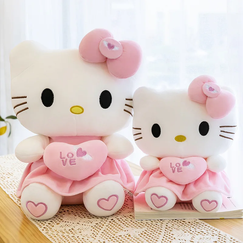 Sanrio hello kitty розовые плюшевые