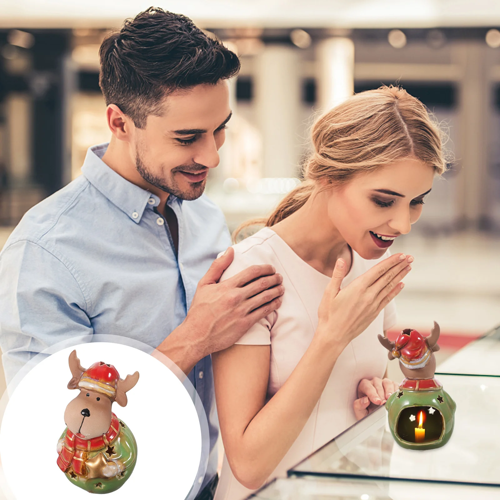 Абажур для лампы в виде снеговика