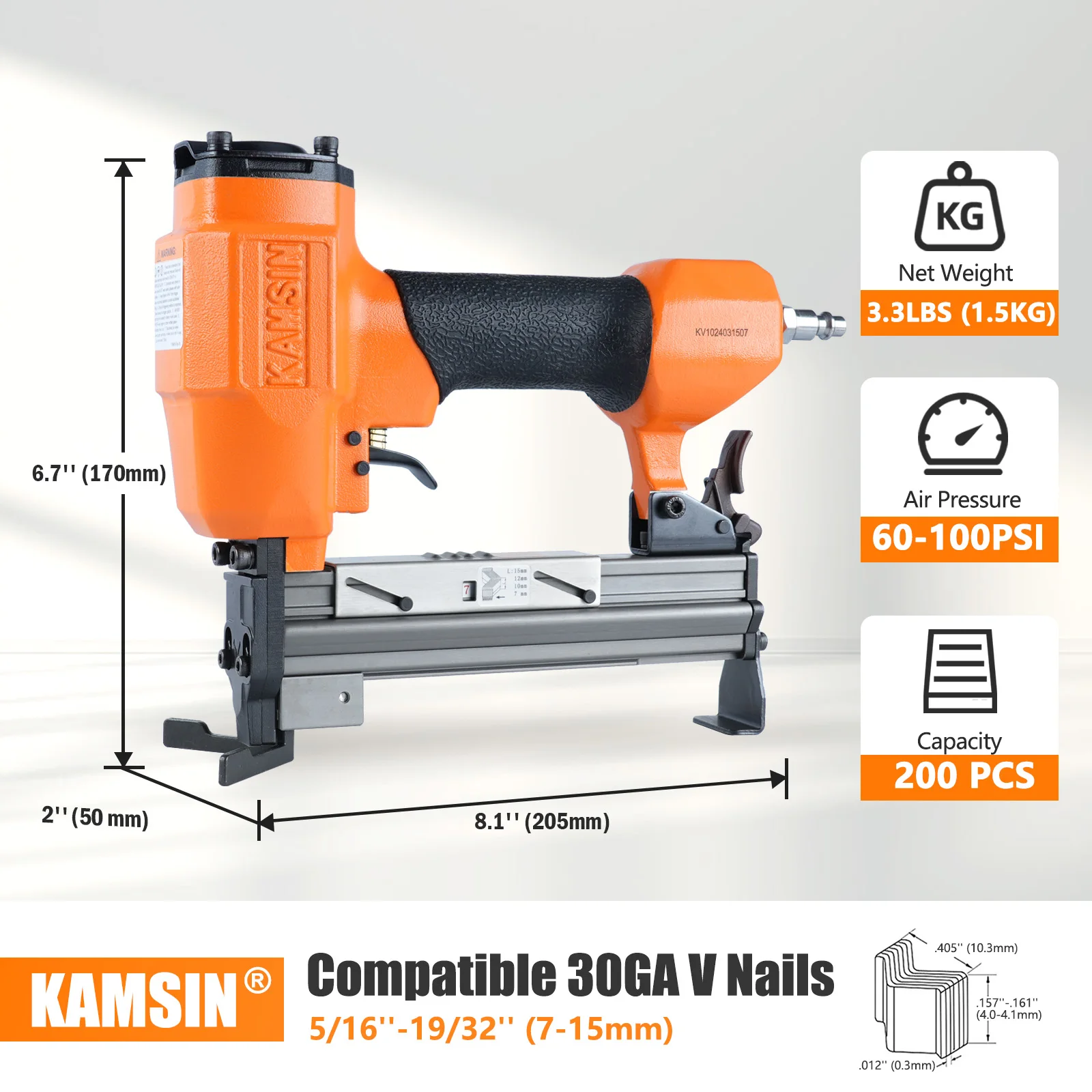 Пневматический пистолет для гвоздей v-nailer - Фотография_2