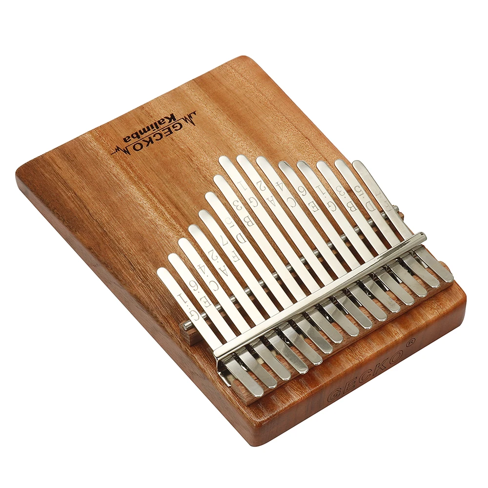Gecko 15-клавишное пианино kalimba g tone для большого пальца mbira - Фотография_4