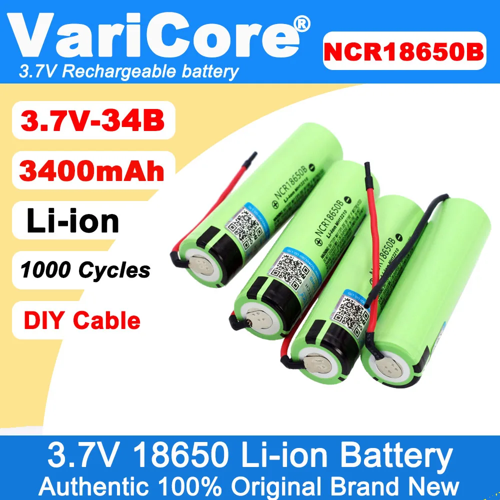 Varicore, новый оригинальный ncr18650b 3
