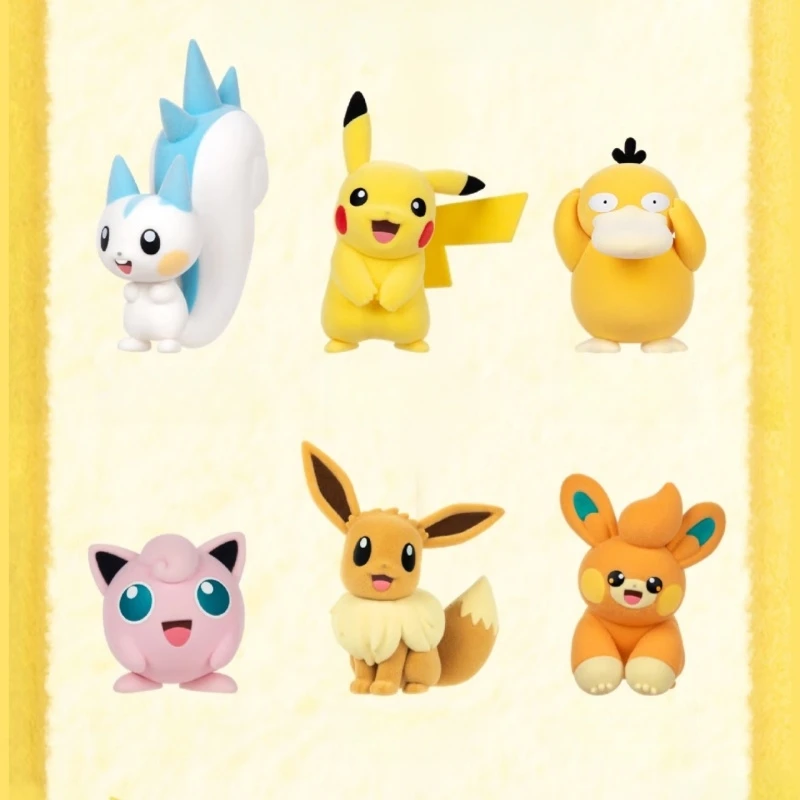 Покемон аниме флокированные фигурки