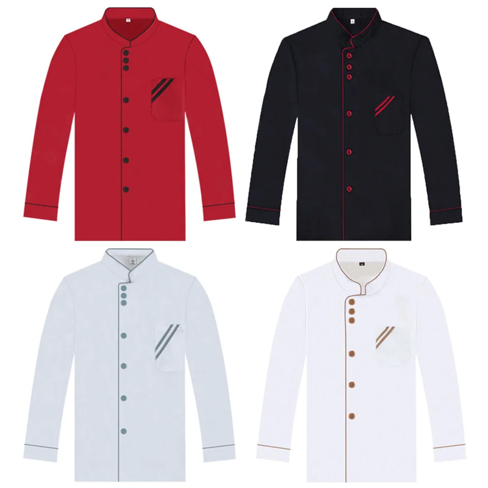 Пальто шеф-повара с длинными рукавами - Фотография_6