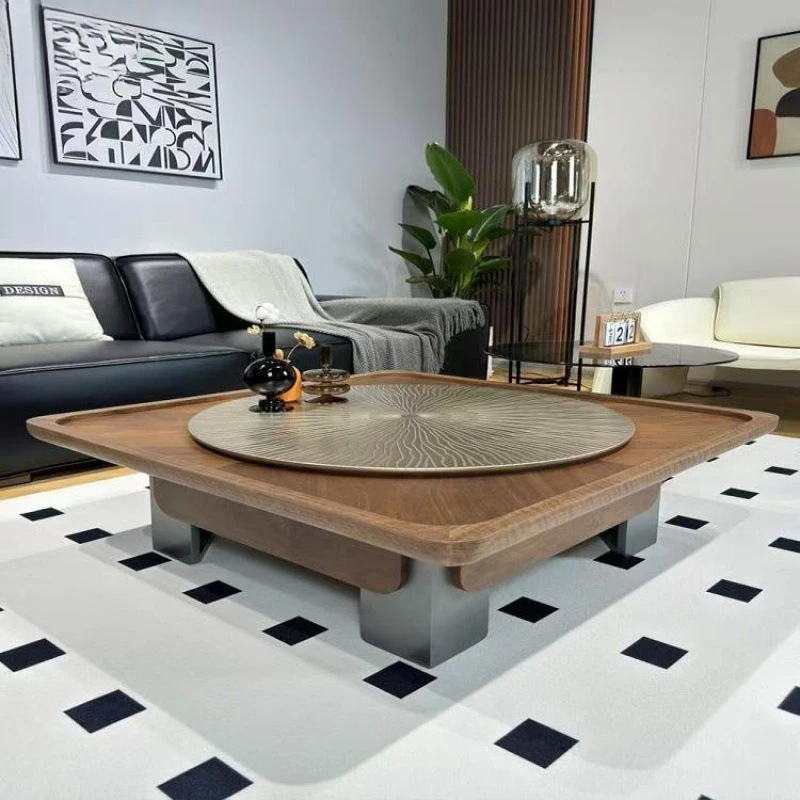 Скандинавские роскошные дизайнерские журнальные столики из цельного дерева