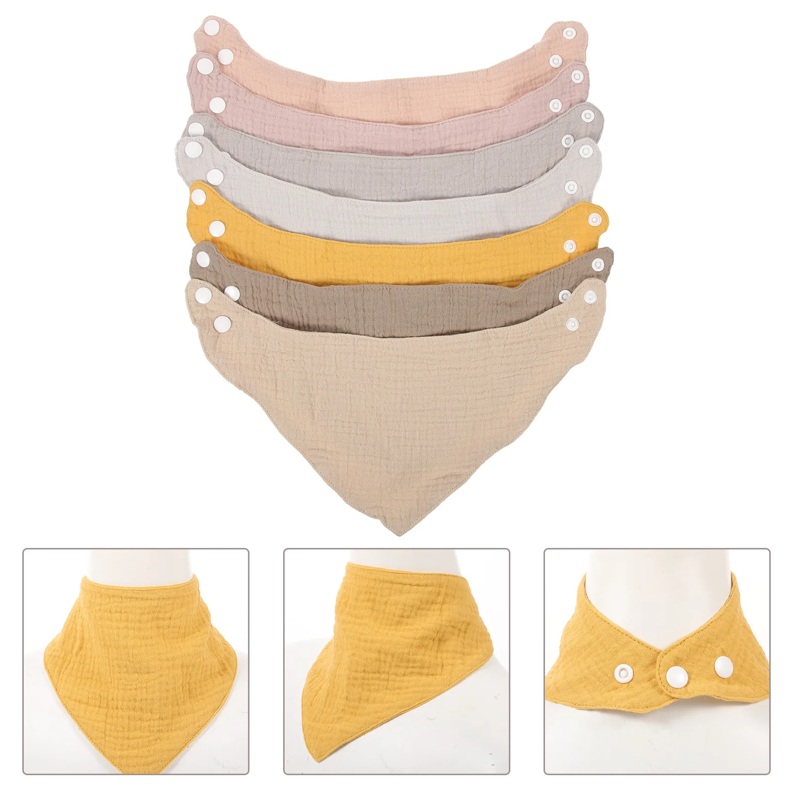 Хлопковые маленькие нагрудники унисекс - Фотография_4