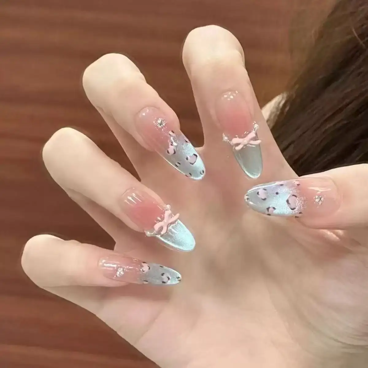 Носимые ногти ручной работы с набором инструментов - Фотография_2