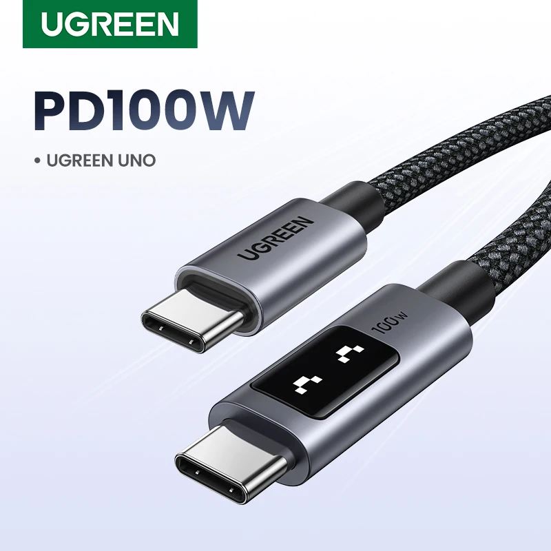 Ugreen uno pd100w кабель usb c