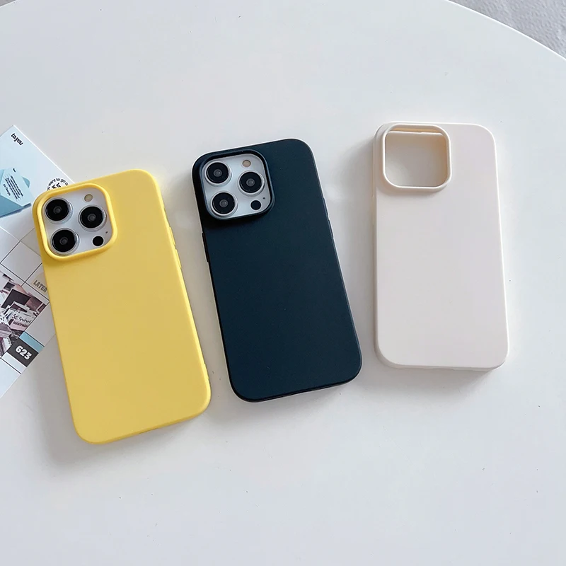 Роскошный силиконовый мягкий чехол ярких цветов для iphone 16 - Фотография_3