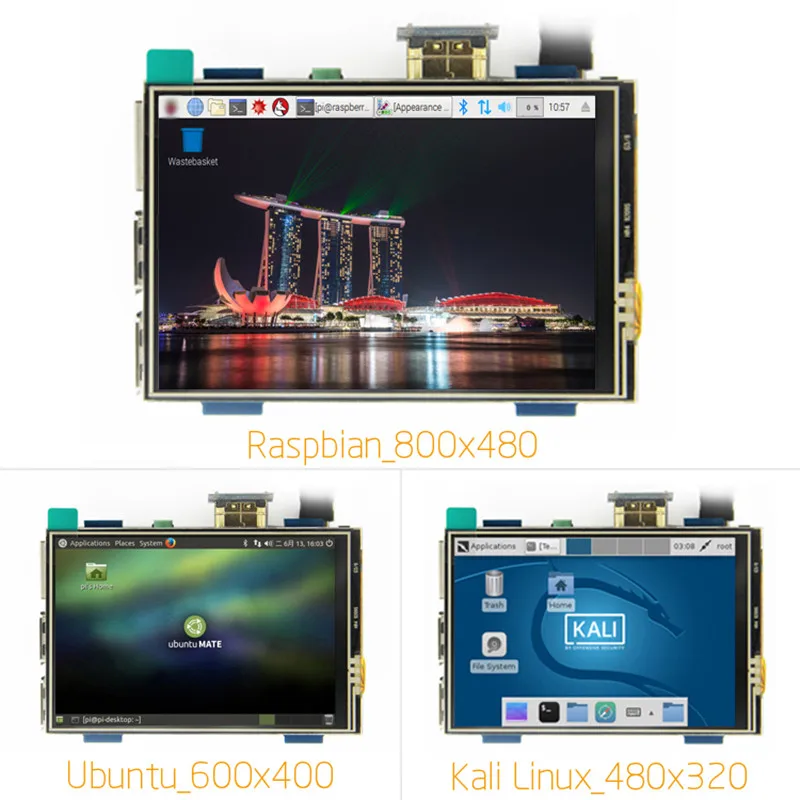 3,5 дюймов lcd hdmi usb сенсорный