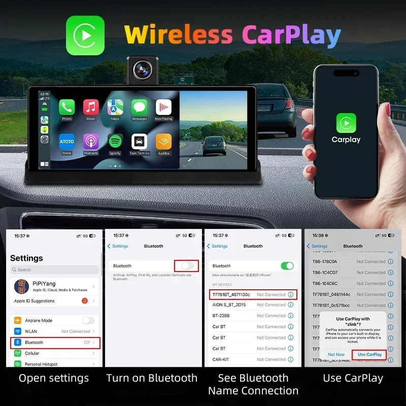 Alonveter 10,26-дюймовый беспроводной - Фотография_4
