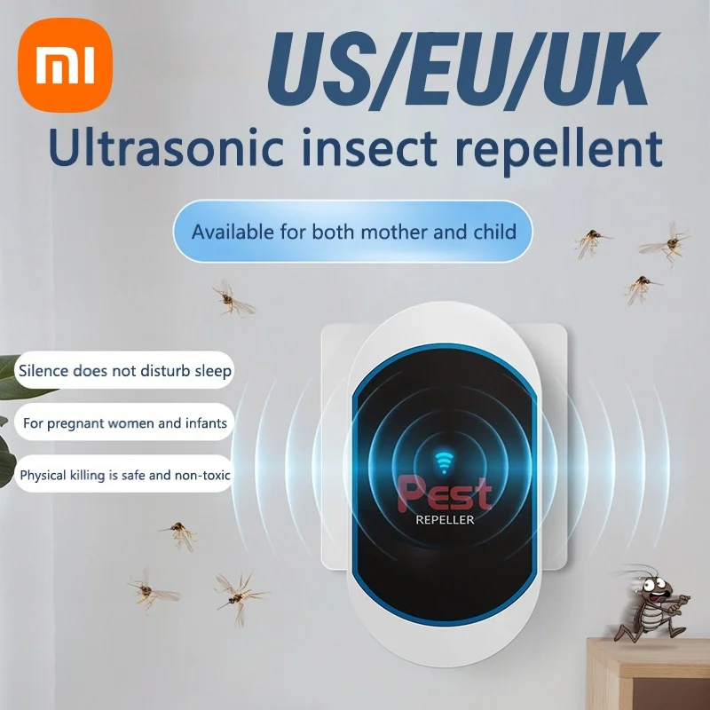 Модернизированный ультразвуковой репеллент xiaomi для вредителей