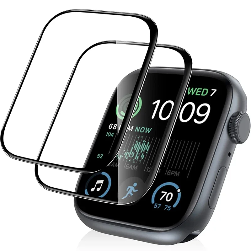 Полностью изогнутая защитная пленка для экрана apple watch ultra 3 49 мм